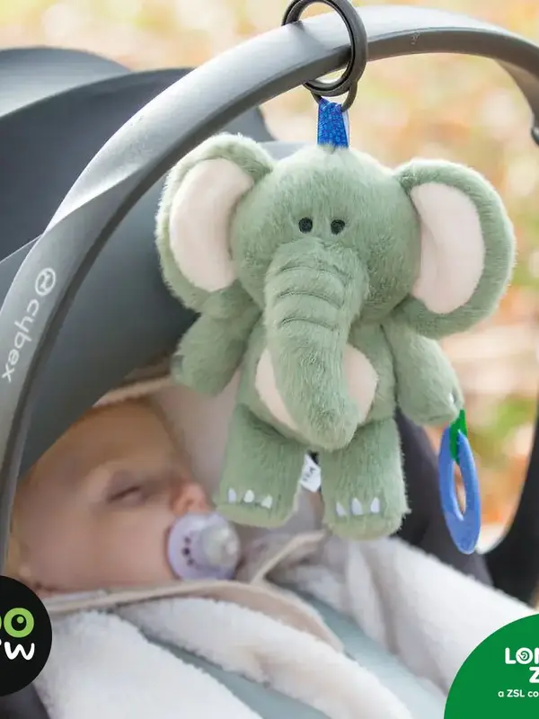 Zoo Crew Clip & Go Stroller Plush