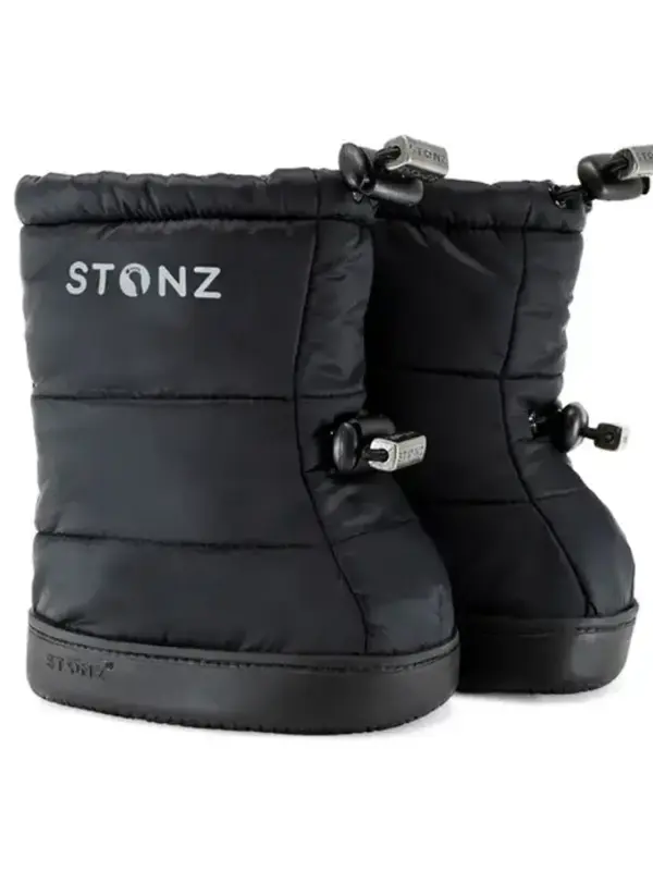 Black Puffer Booties