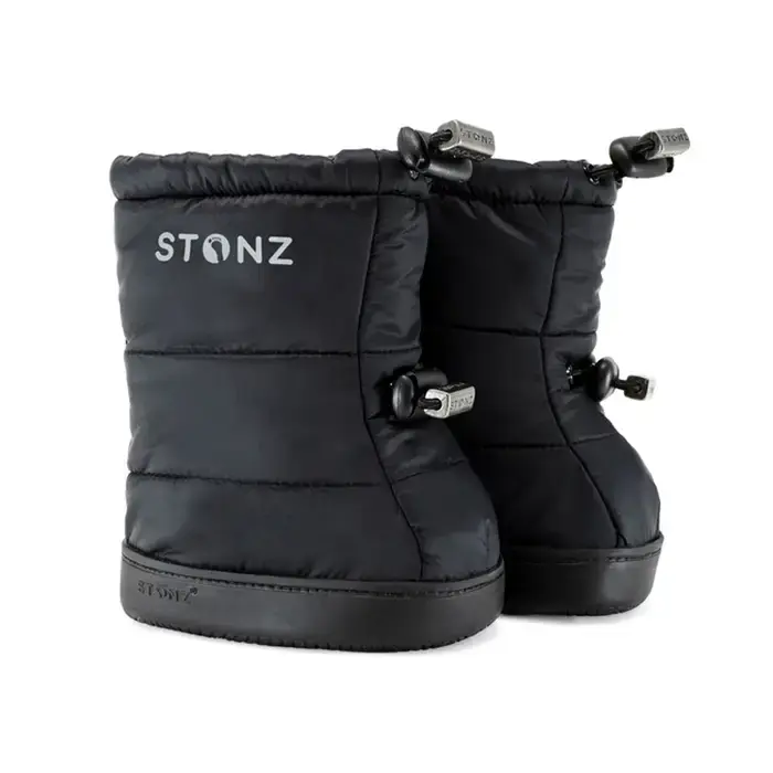 Black Puffer Booties
