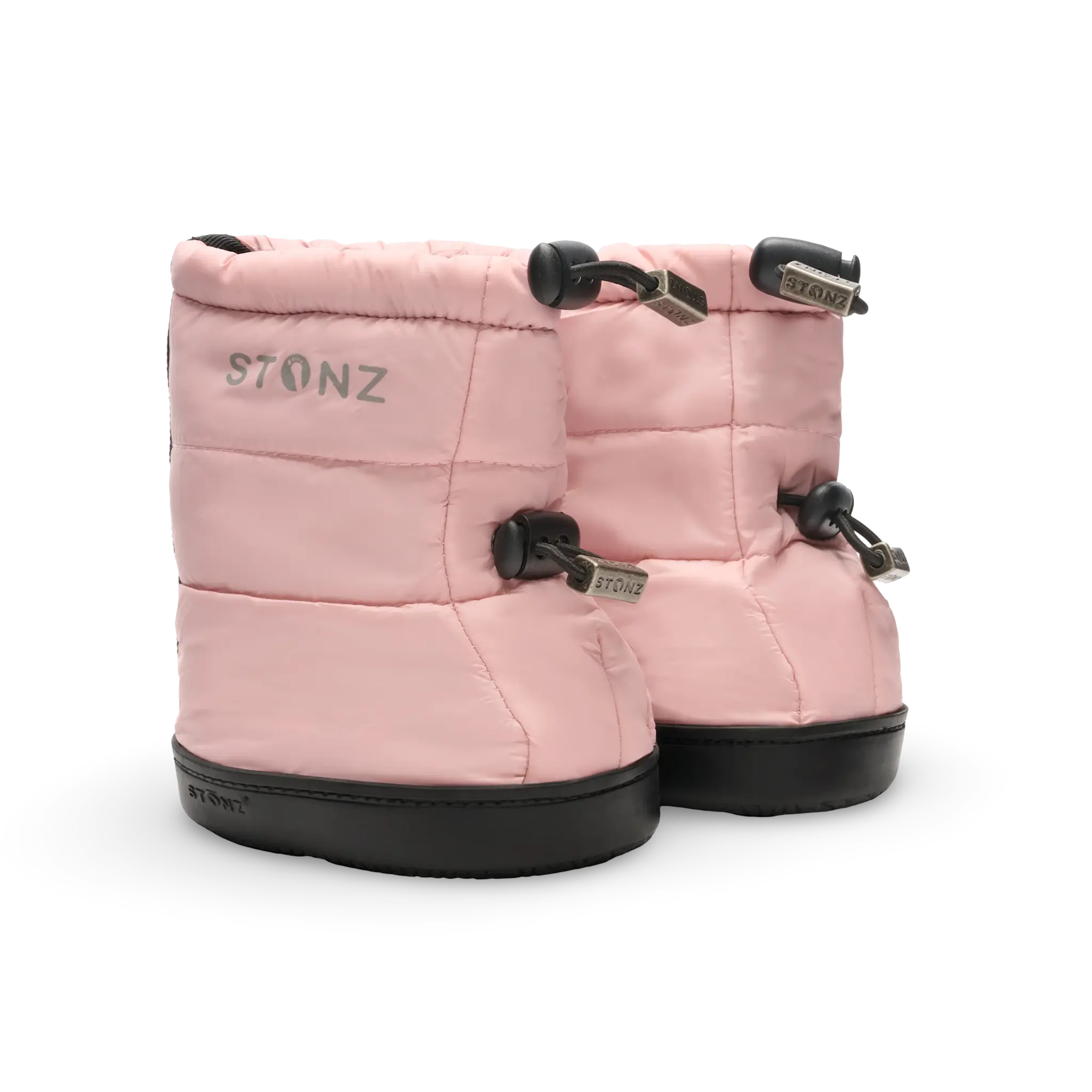 Haze Pink Puffer Booties
