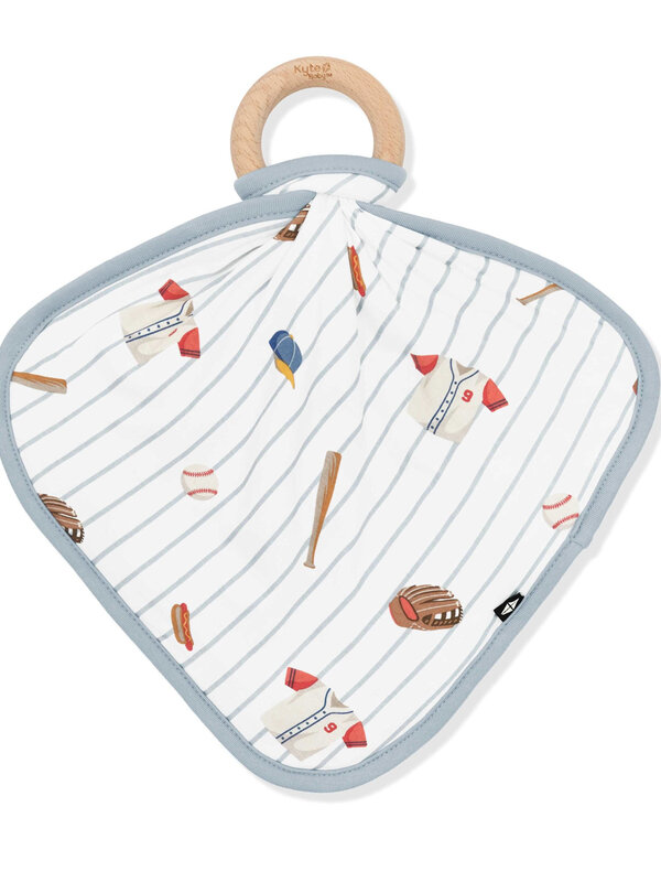 Kyte Lovey w/ Wooden Teething Ring