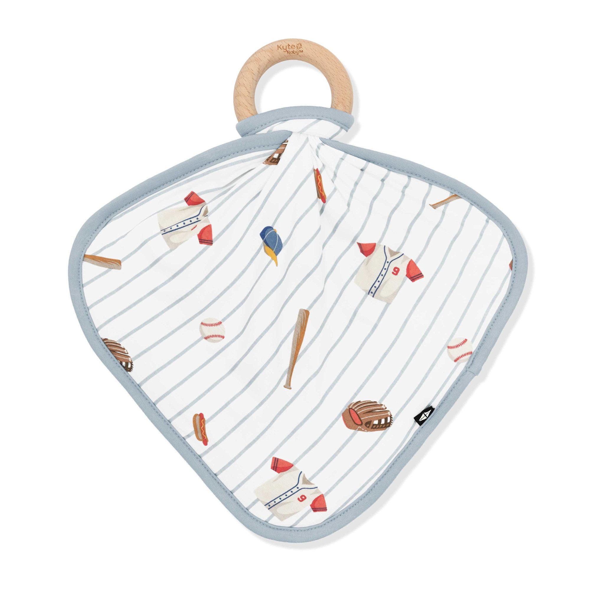 Kyte Lovey w/ Wooden Teething Ring