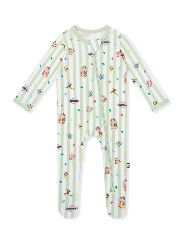 Kyte Zipper Footie - Honeydukes