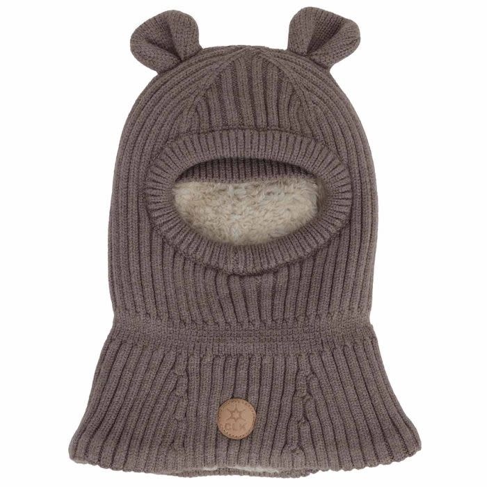 Knit Bear Ear Balaclava