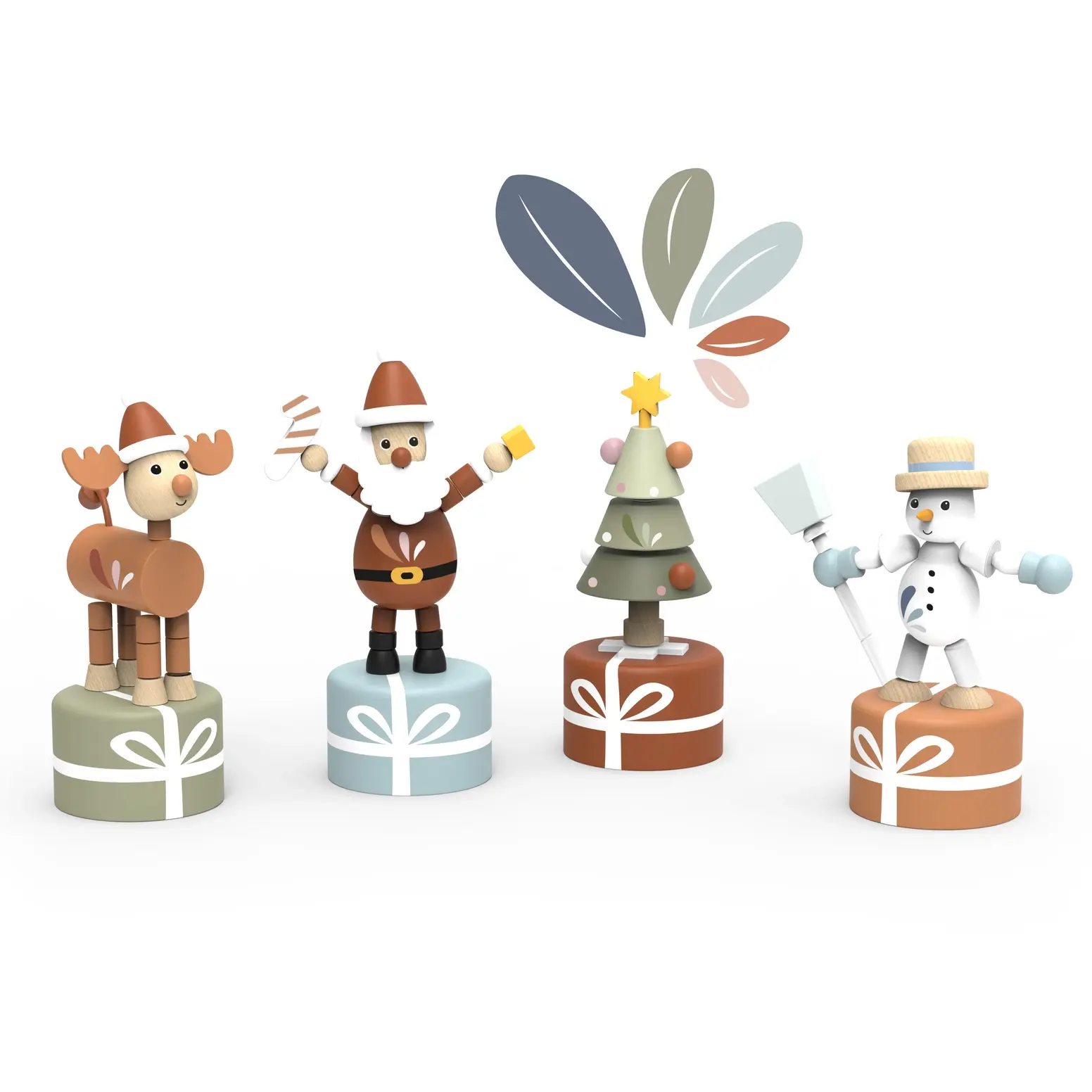 Christmas Pushing Puppet