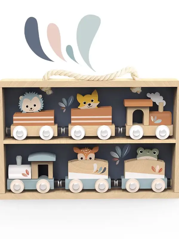 Speedy Monkey Train Set Display Case