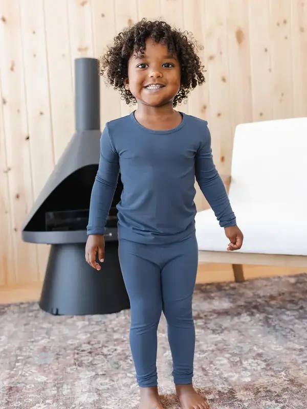 Kyte Long Sleeve Pajama Set - Oxford