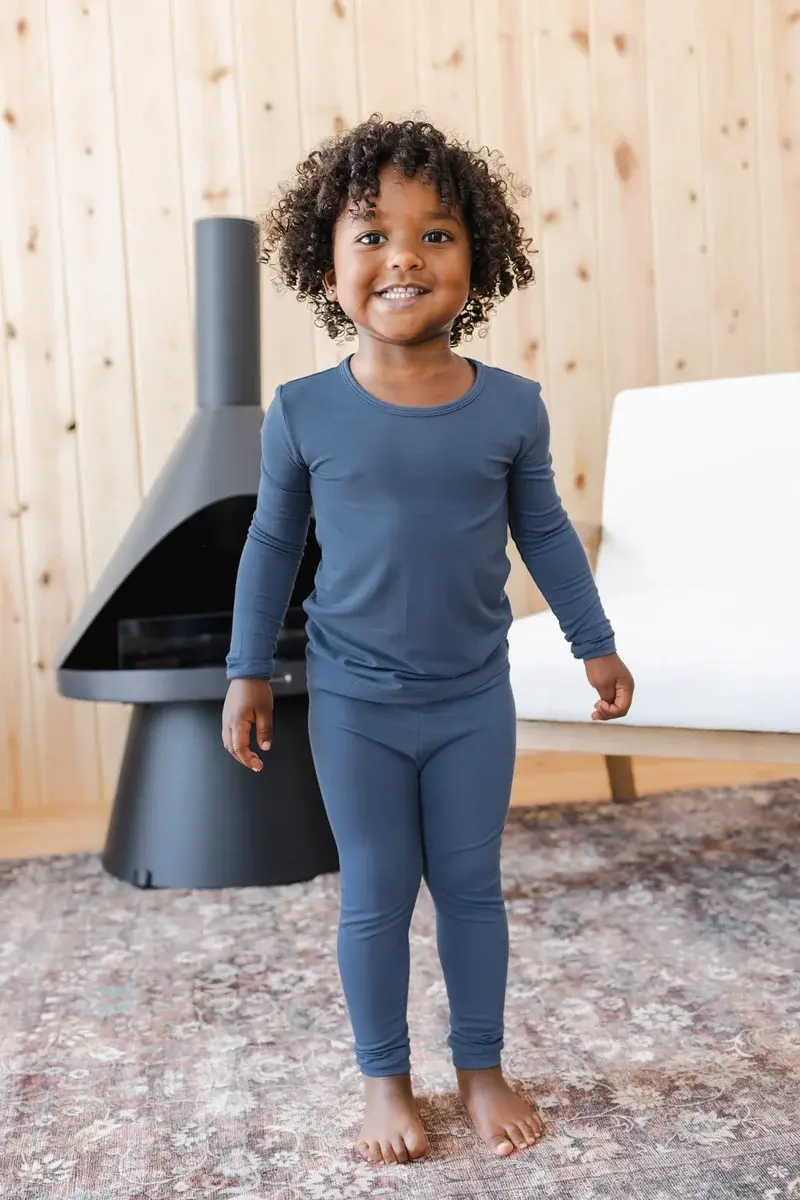 Kyte Long Sleeve Pajama Set - Oxford