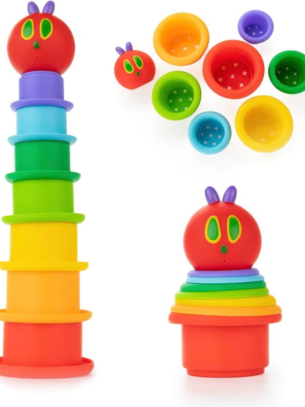Kids Preferred Eric Carl Bath Time Stacking Cups