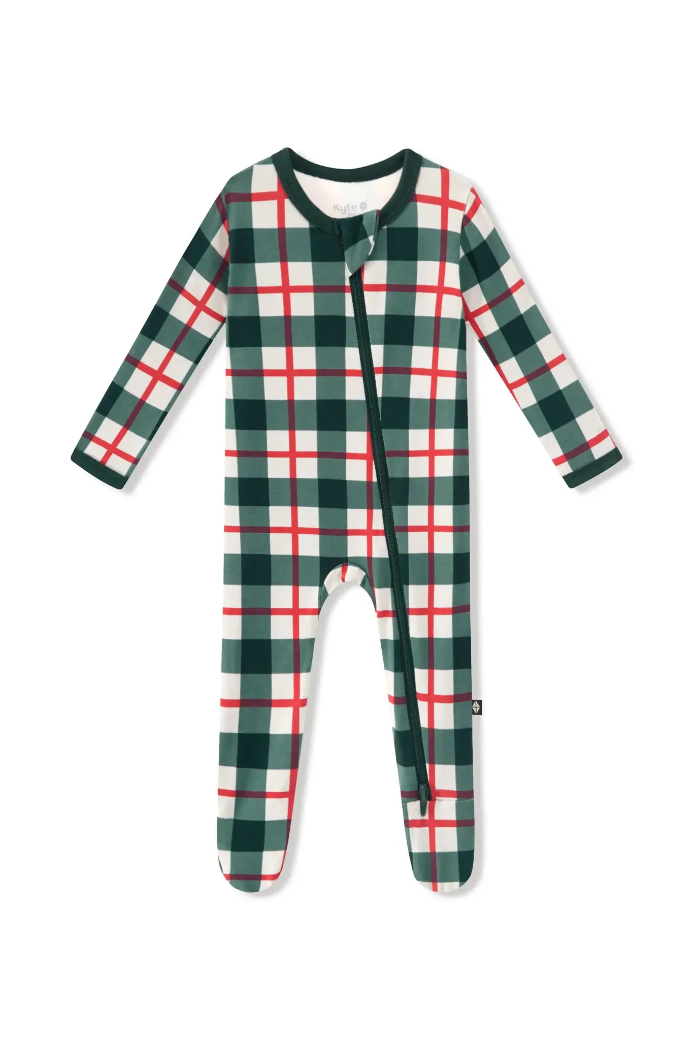 Kyte Holiday Footie - Holiday Plaid