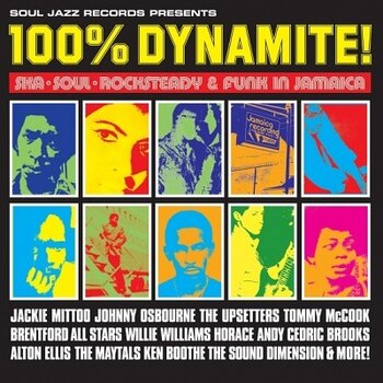 New Vinyl Various - Soul Jazz Presents: 100% Dynamite Ska Soul Rocksteady & Funk In Jamaica 2LP