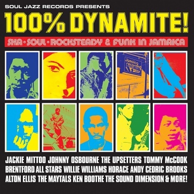 New Vinyl Various - Soul Jazz Presents: 100% Dynamite Ska Soul Rocksteady & Funk In Jamaica 2LP