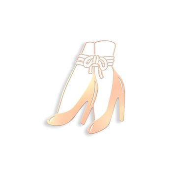 Enamel Pin Bound Ankles Heels Enamel Pin