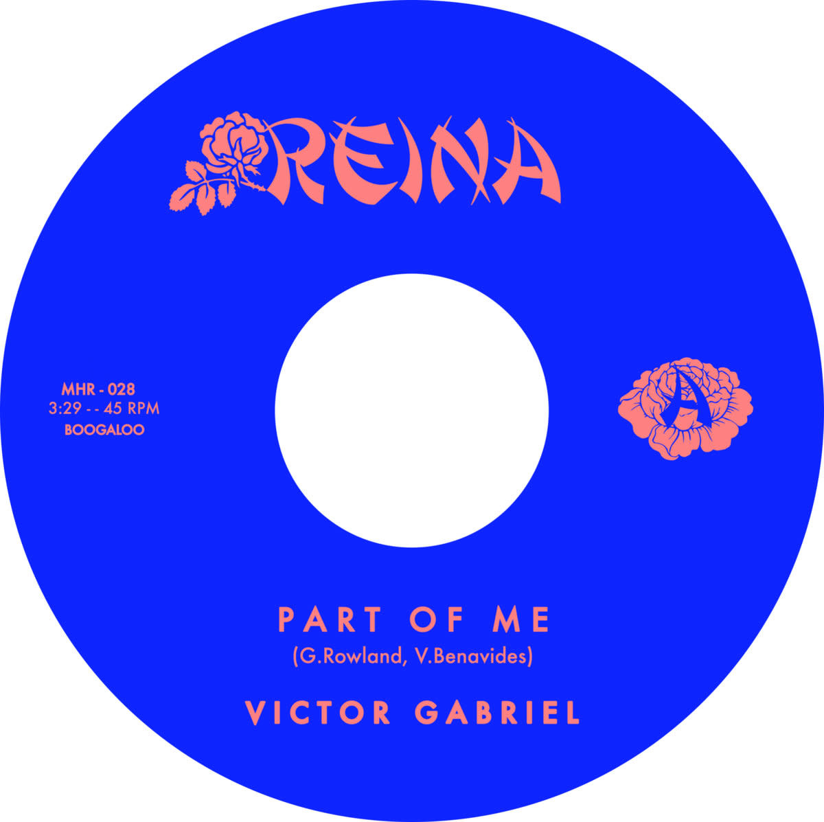 New Vinyl Victor Gabriel - Part Of Me 7"