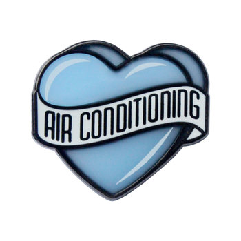 Enamel Pin Heart Air Conditioning Enamel Pin