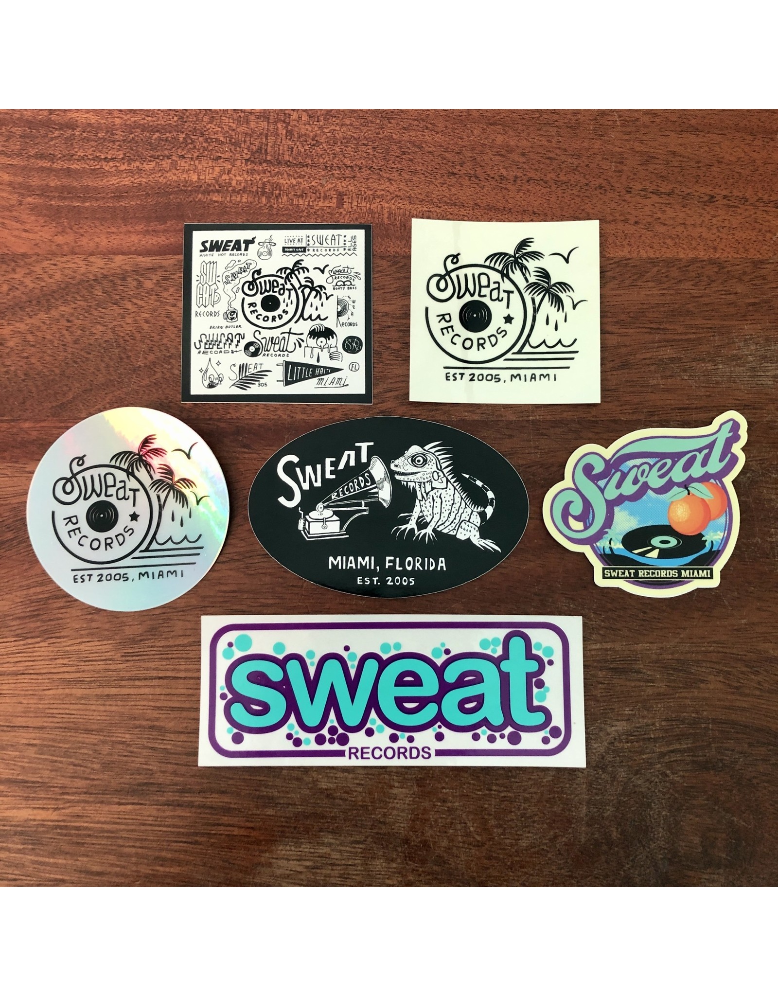 Sweat Records Sticker Pack