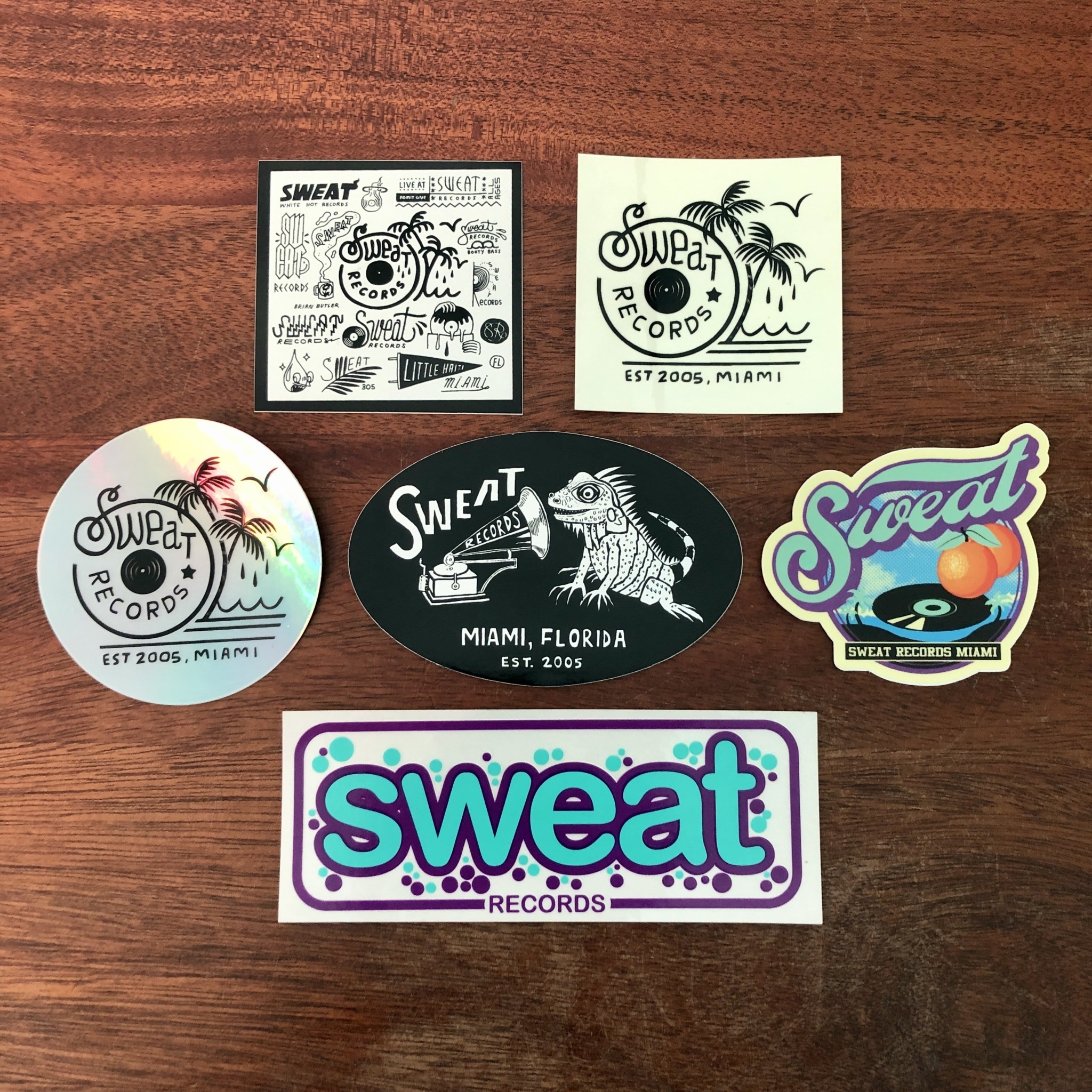 Sweat Records Sticker Pack
