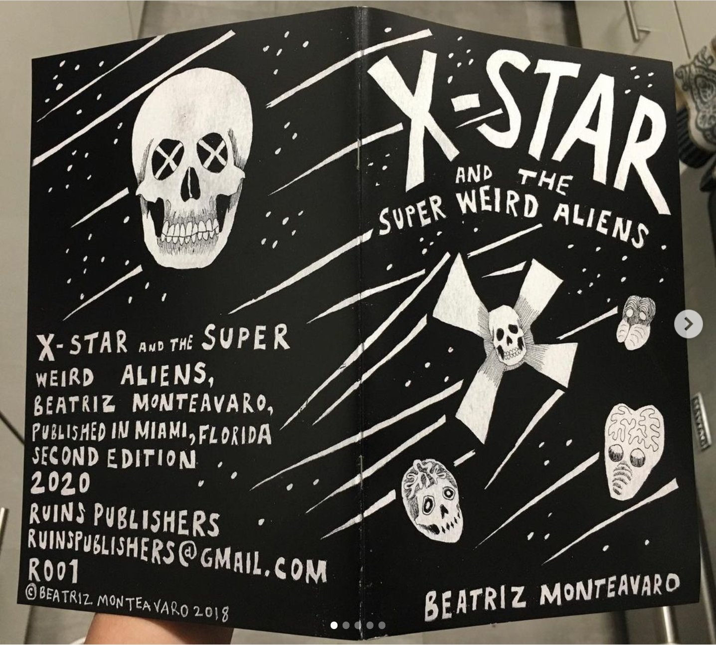Beatriz Monteavaro - X-Star & The Super Weird Aliens Zine