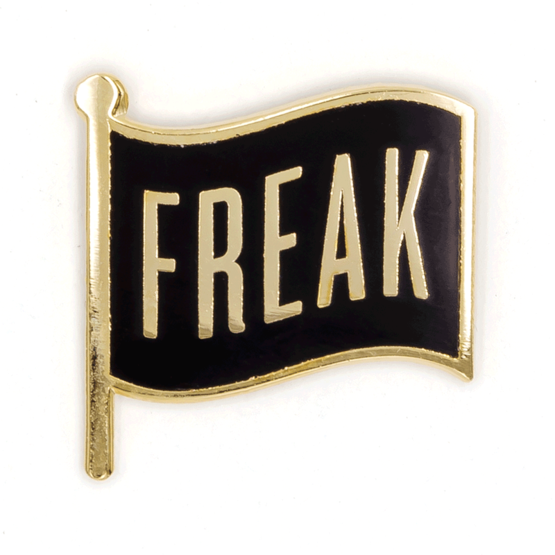 Enamel Pin Freak Flag Enamel Pin