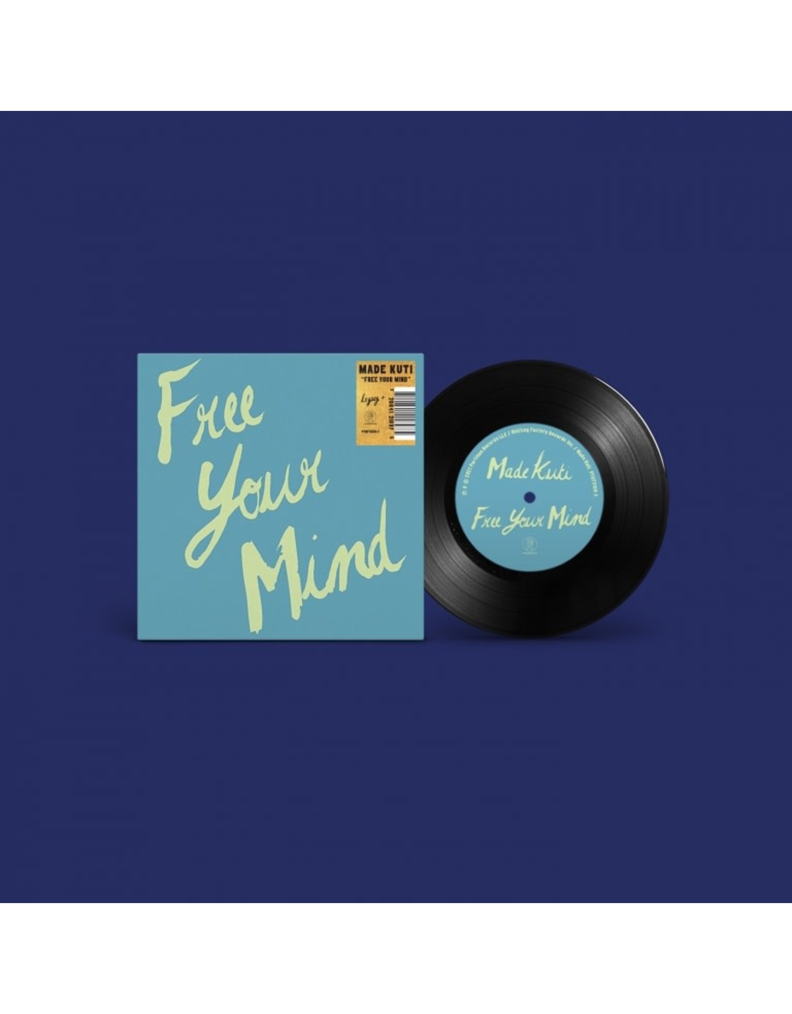 New Vinyl Femi Kuti / Made Kuti ‎– Pà Pá Pà / Free Your Mind 7"