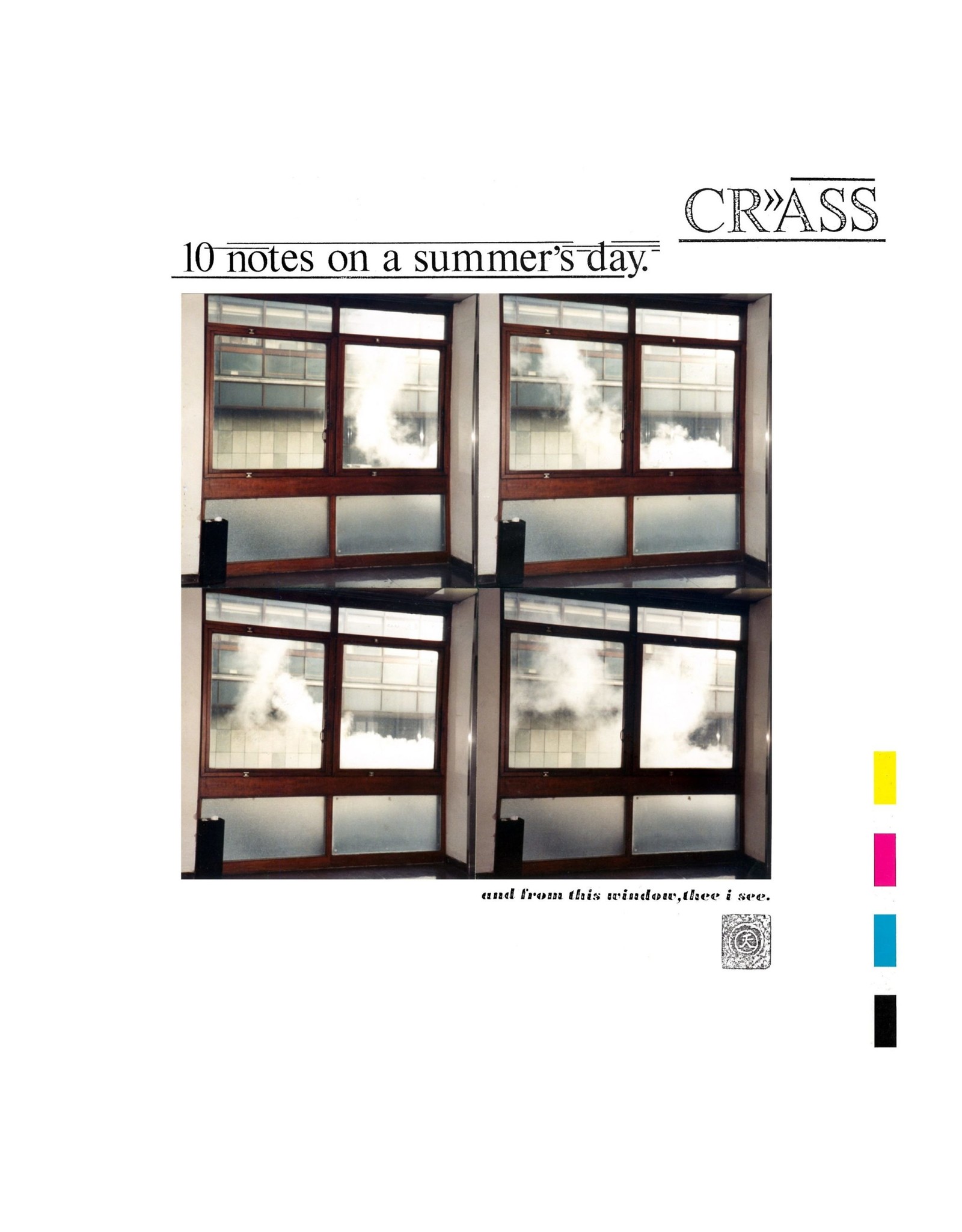 New Vinyl Crass - 10 Notes On A Summer's Day LP