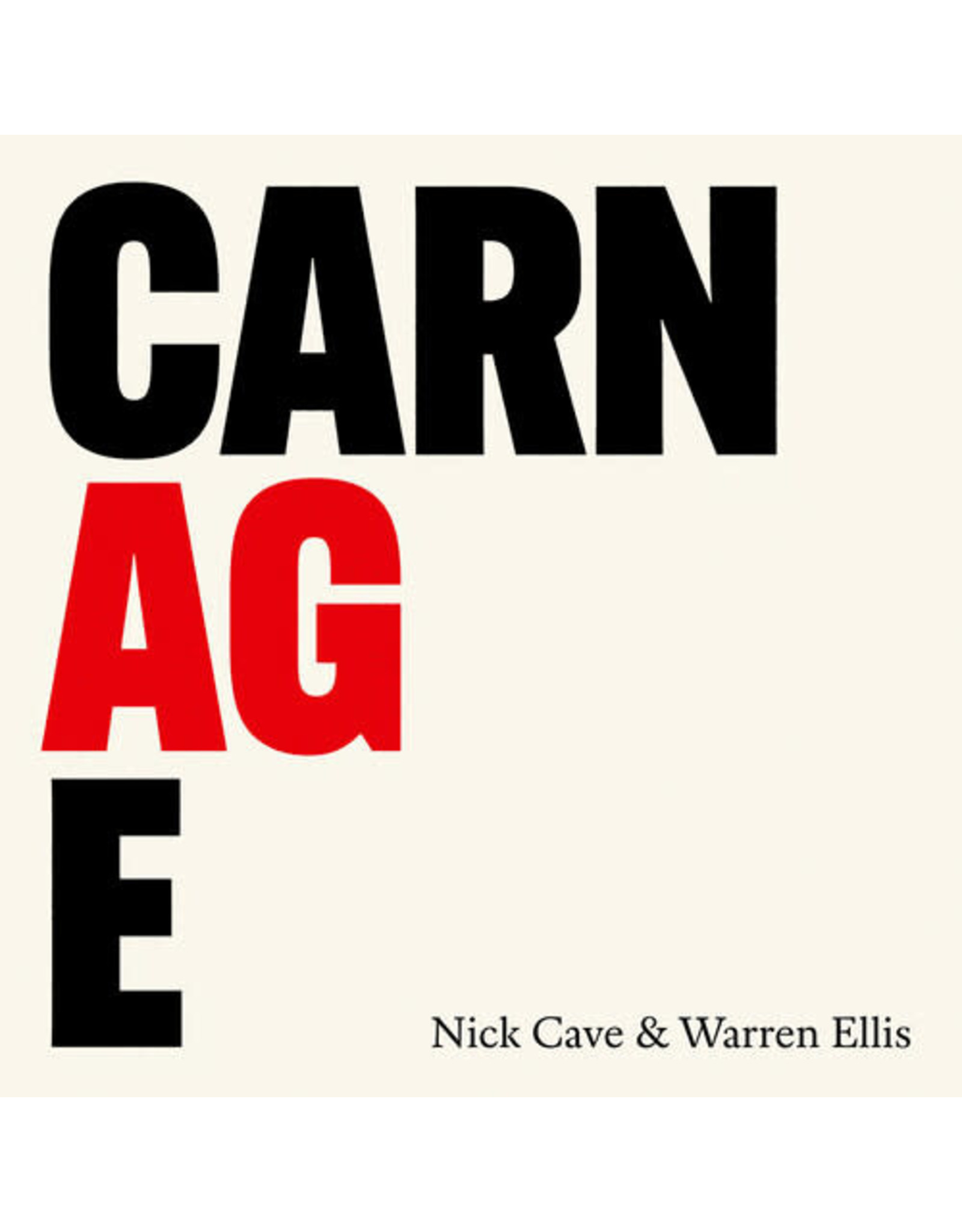 New Vinyl Nick Cave & Warren Ellis - Carnage LP