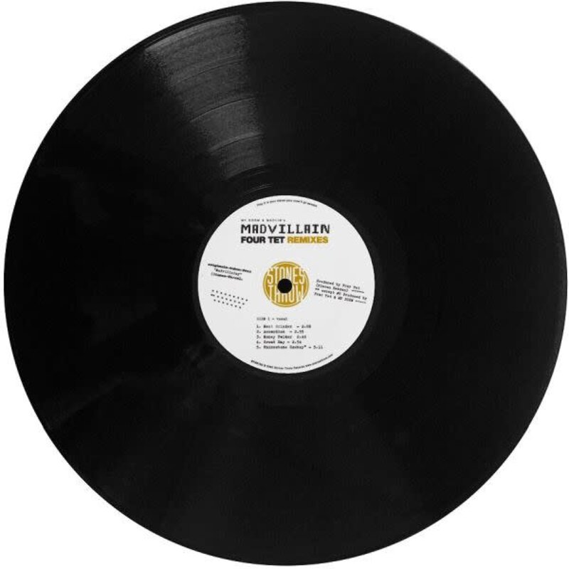 New Vinyl MF Doom & Madlib - Madvillain (Four Tet Remixes) LP
