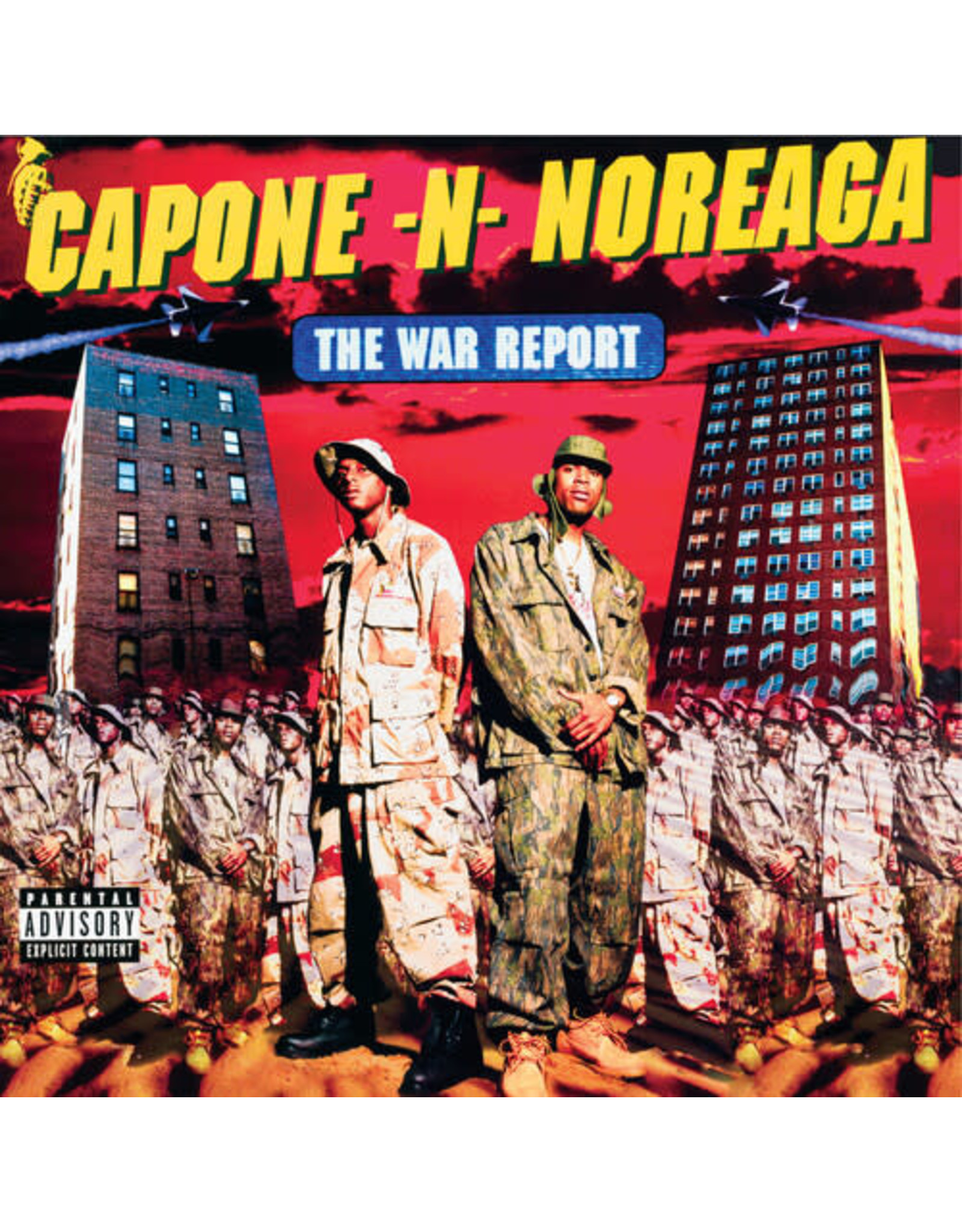 New Vinyl Capone -N- Noreaga - The War Report (Clear w/ Red & Blue Splatter) 2LP