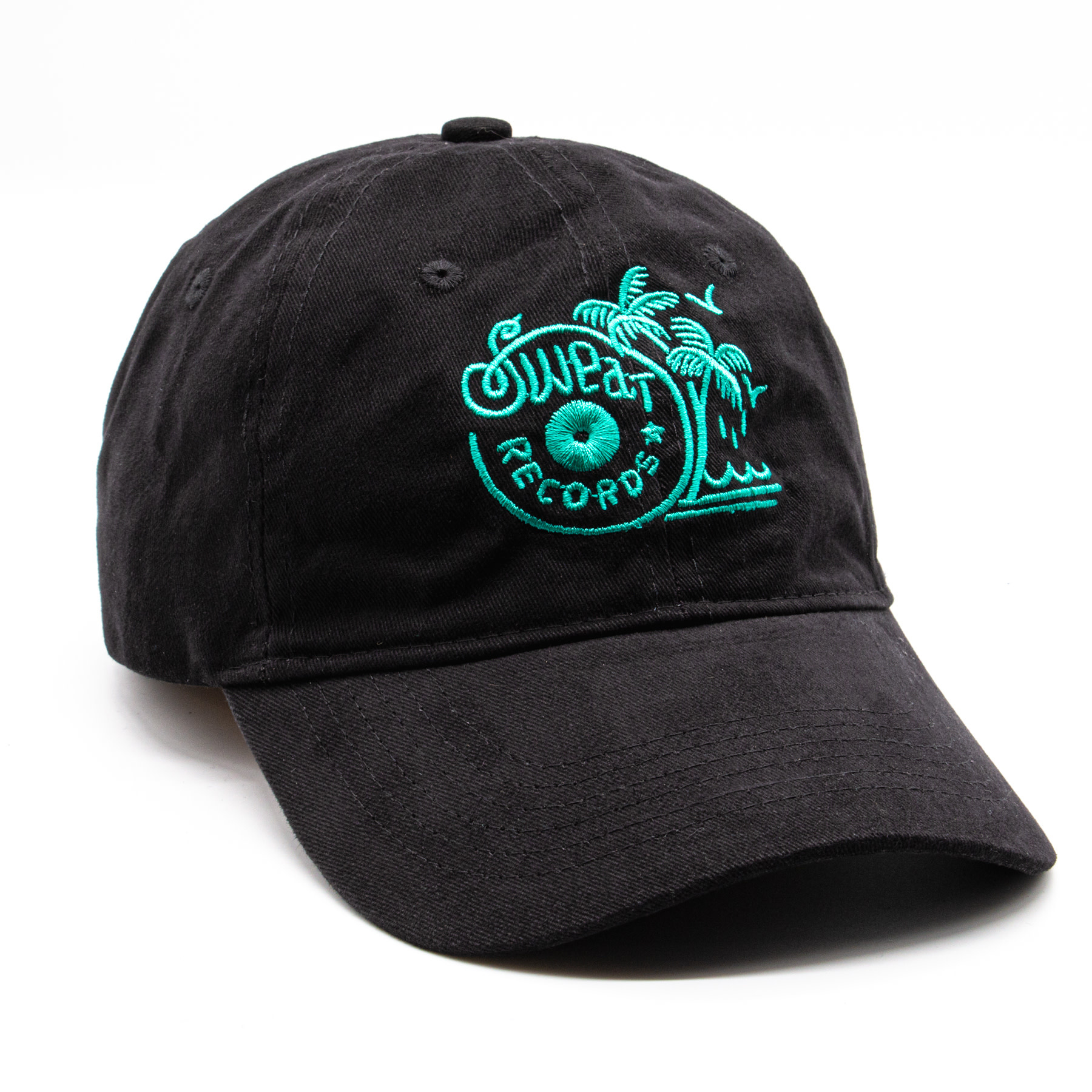 Hat Sweat Records PALMS Dad Hat - Teal