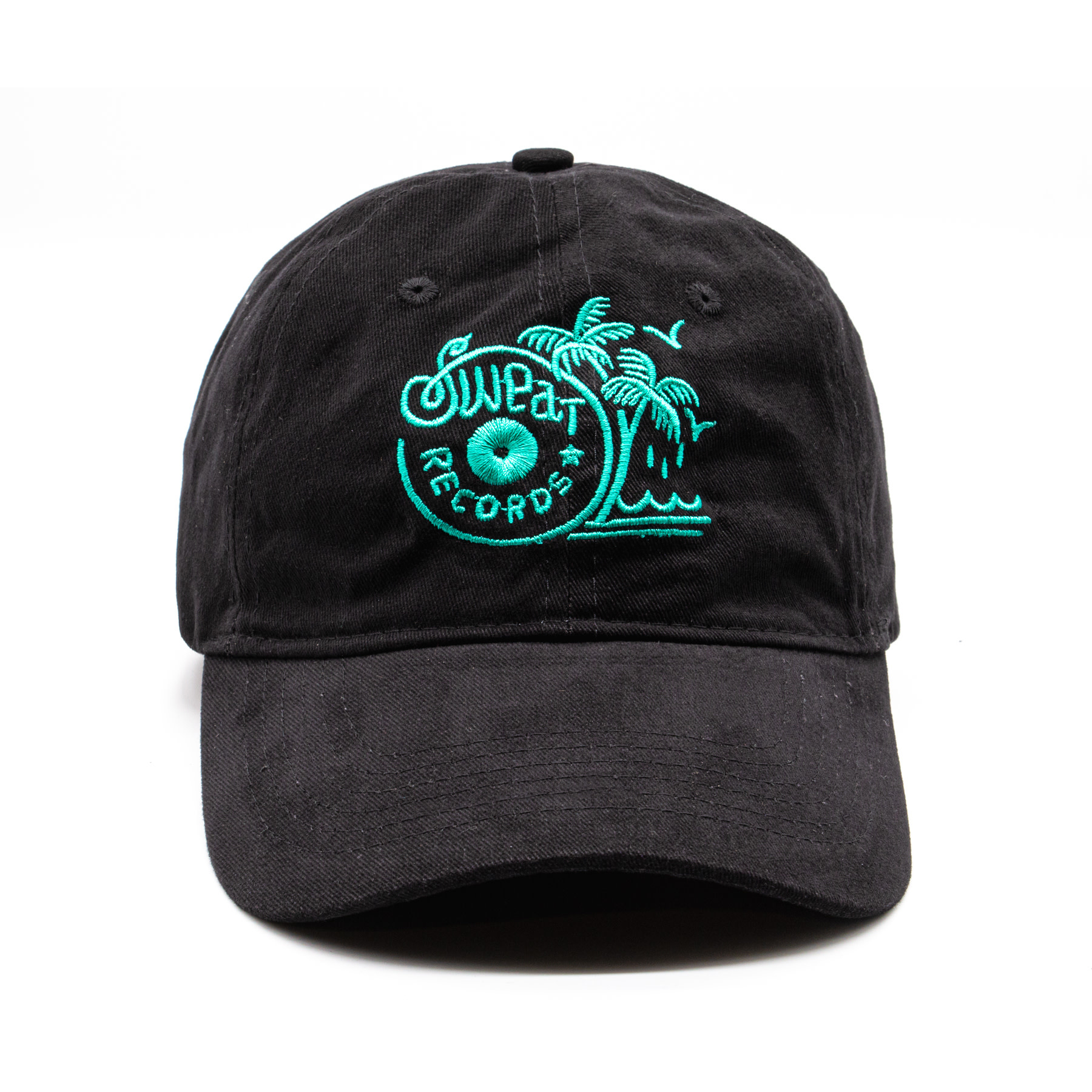 Hat Sweat Records PALMS Dad Hat - Teal