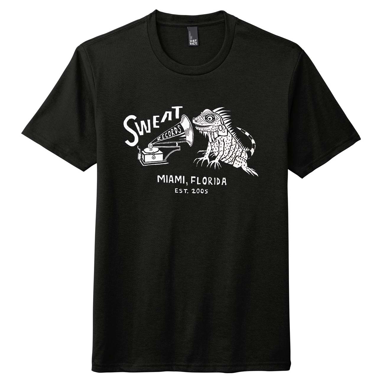 Shirt Sweat x Beatriz Monteavaro "Iguana" Black Tee