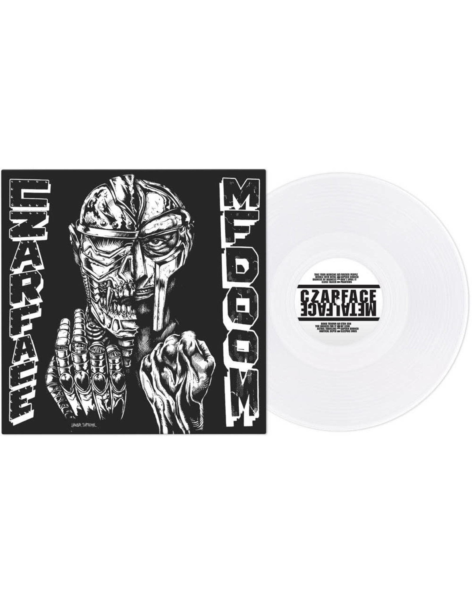 New Vinyl Czarface - Meets Metal Face (IEX Colorway Black & White Edition) LP