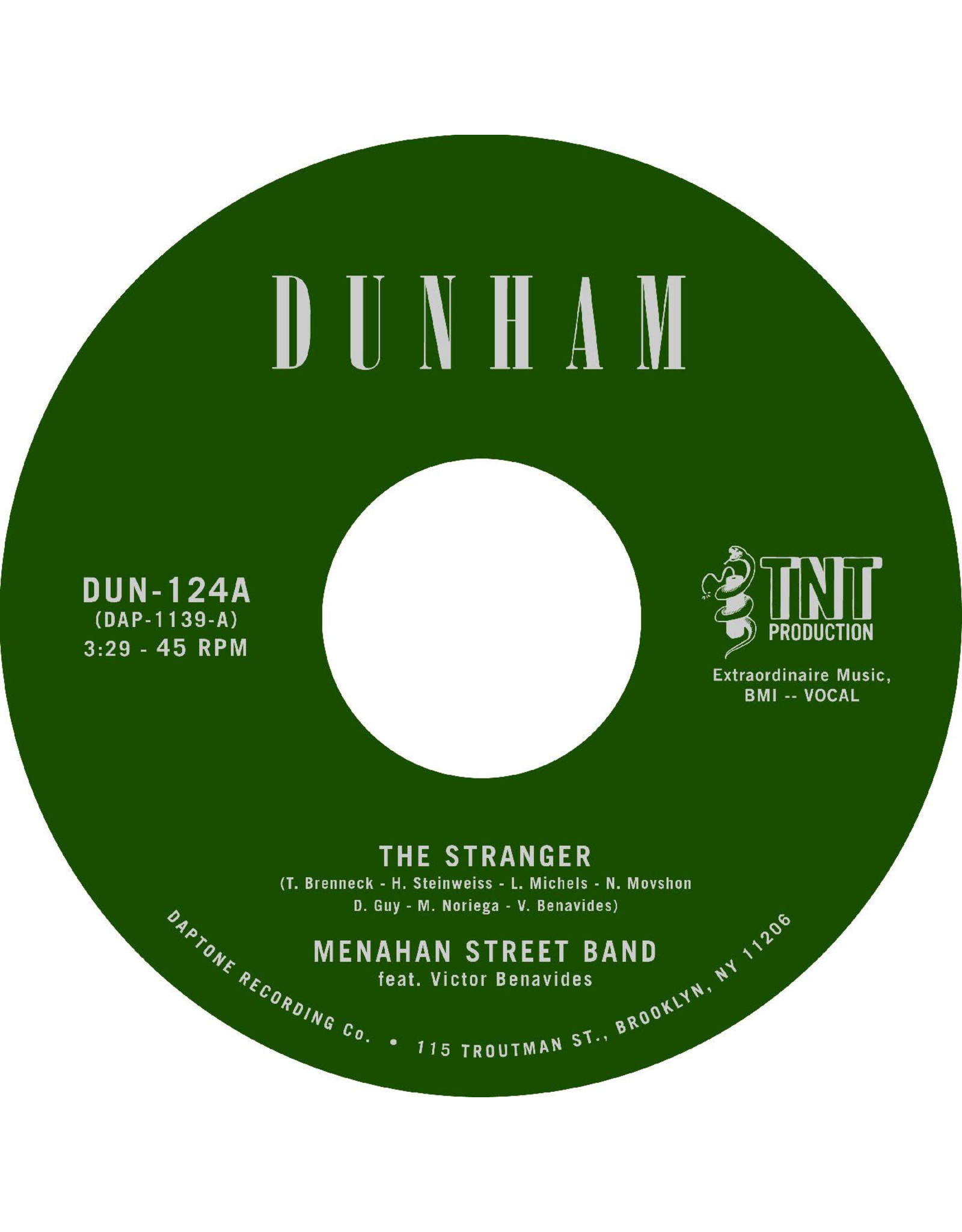 New Vinyl Menahan Street Band Ft. Victor Benavides - The Stranger b/w Black Velvet 7"