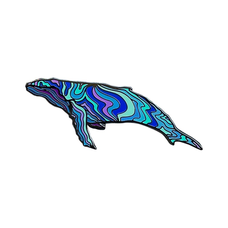 Enamel Pin Cosmic Whale Enamel Pin