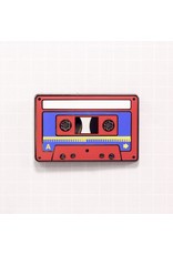 Enamel Pin Red Retro Cassette Enamel Pin