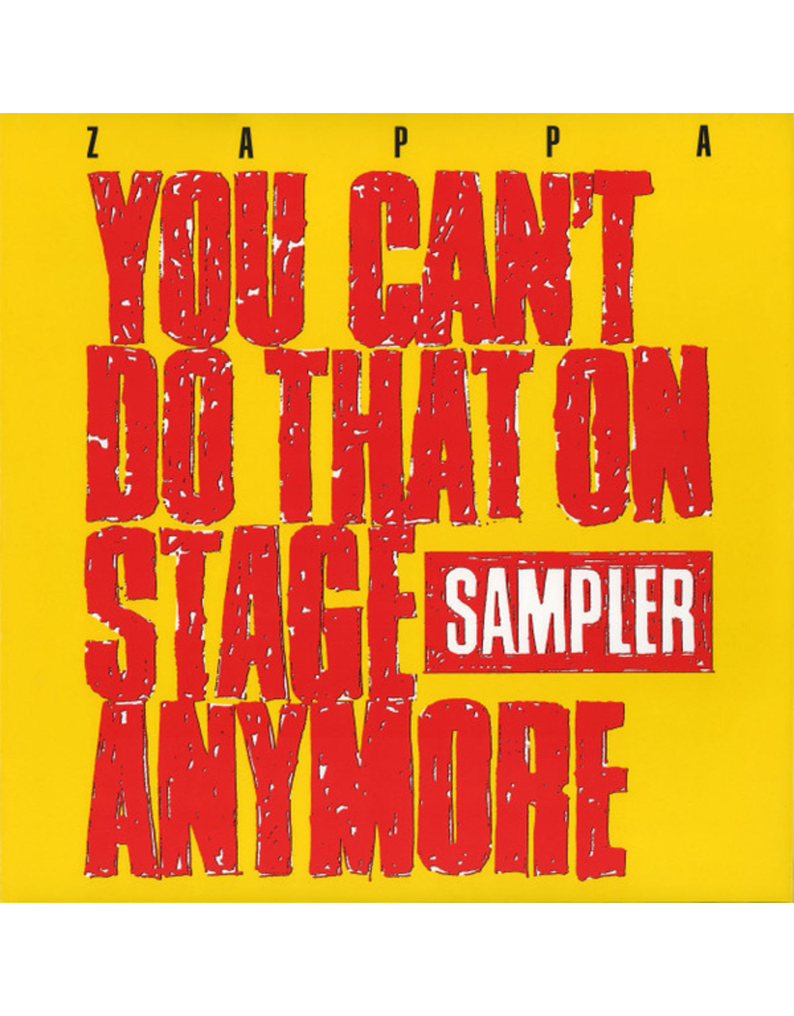 New Vinyl Zappa – You Can't Do That On Stage Anymore (Sampler) 2LP
