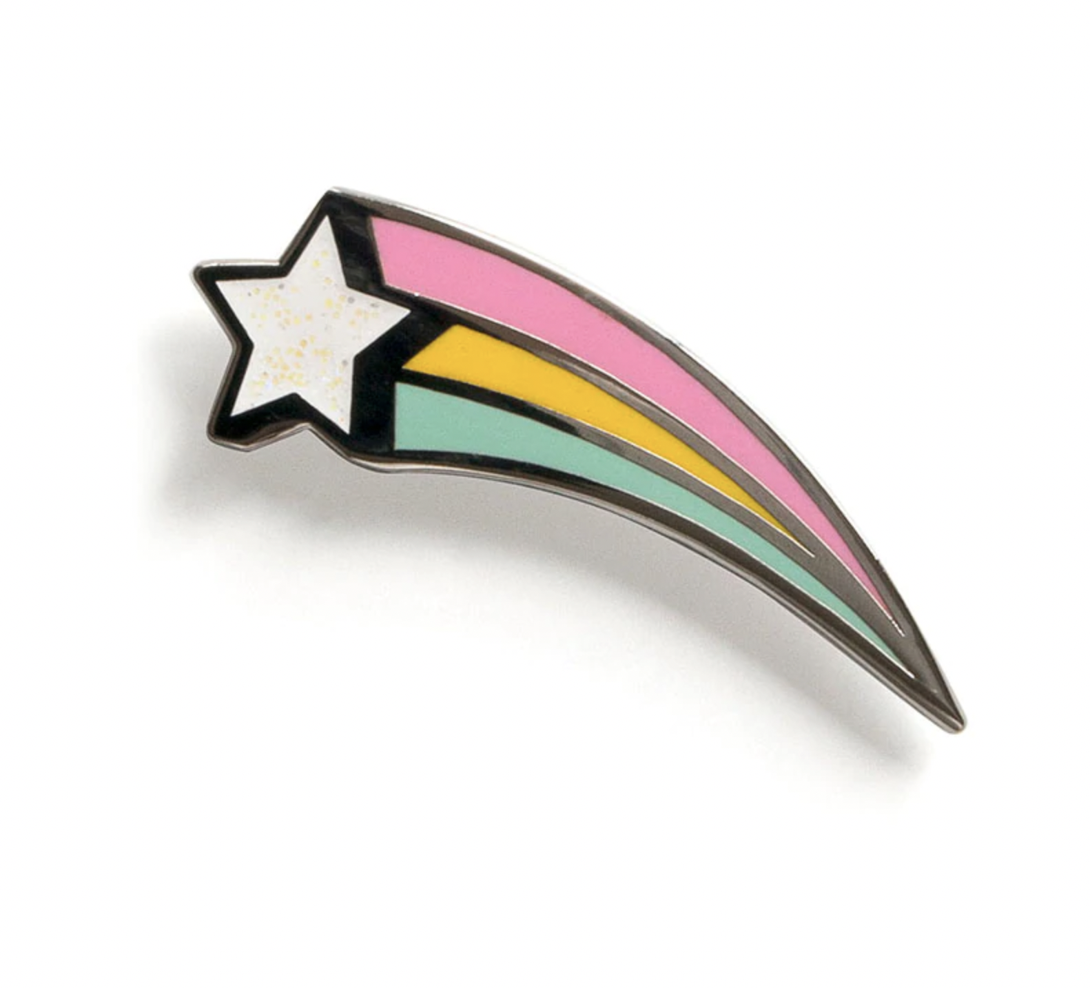 Enamel Pin Shooting Star Rainbow Enamel Pin