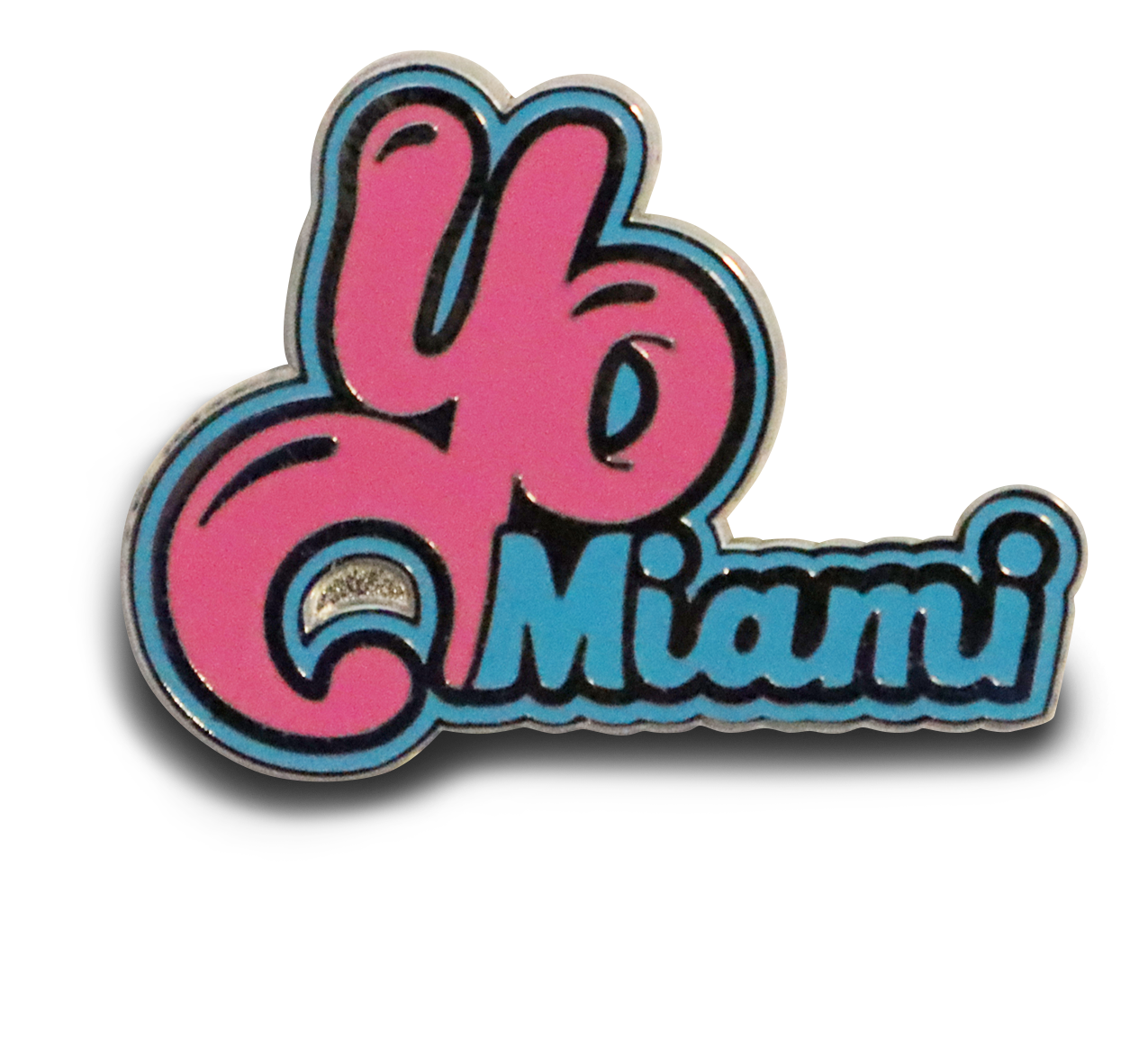 Enamel Pin Yo Miami Enamel Pin (Cotton Candy)