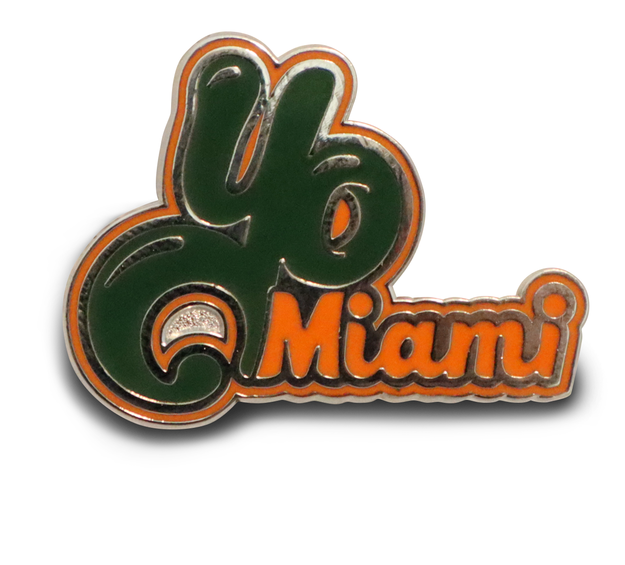 Enamel Pin Yo Miami Enamel Pin (UM Green)