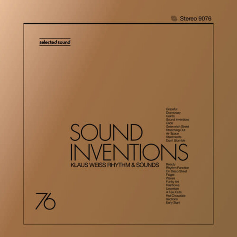 New Vinyl Klaus Weiss Rhythm and Sounds - Sound Inventions LP