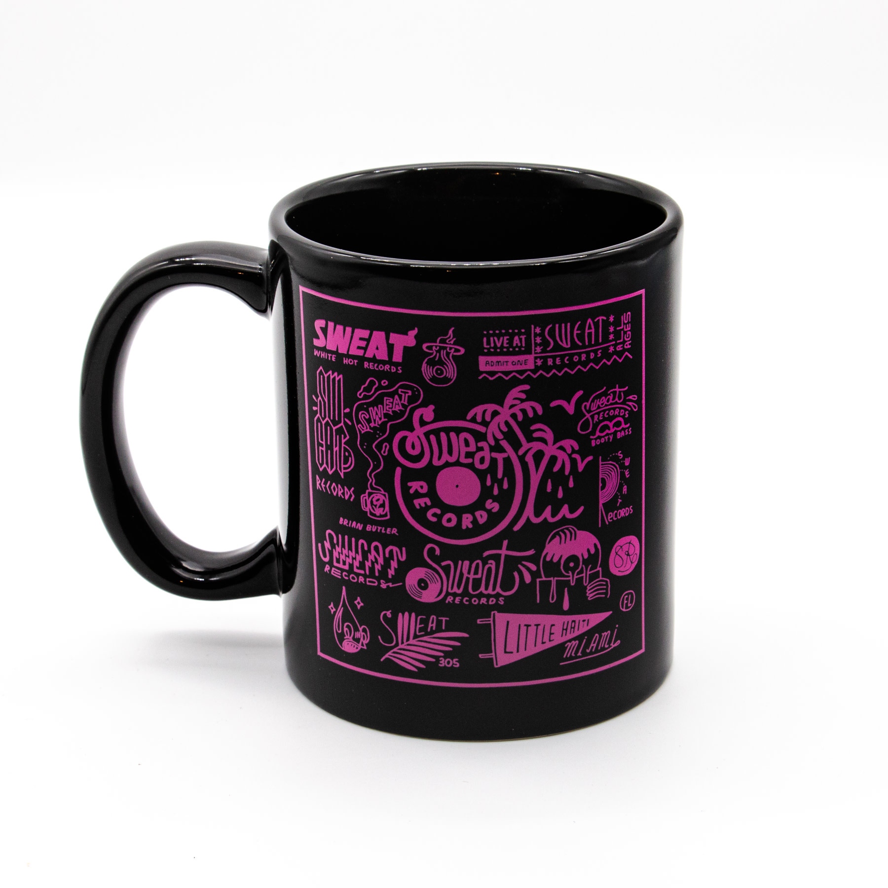 Sweat x Brian Butler "Logo Sheet" Mug Pink