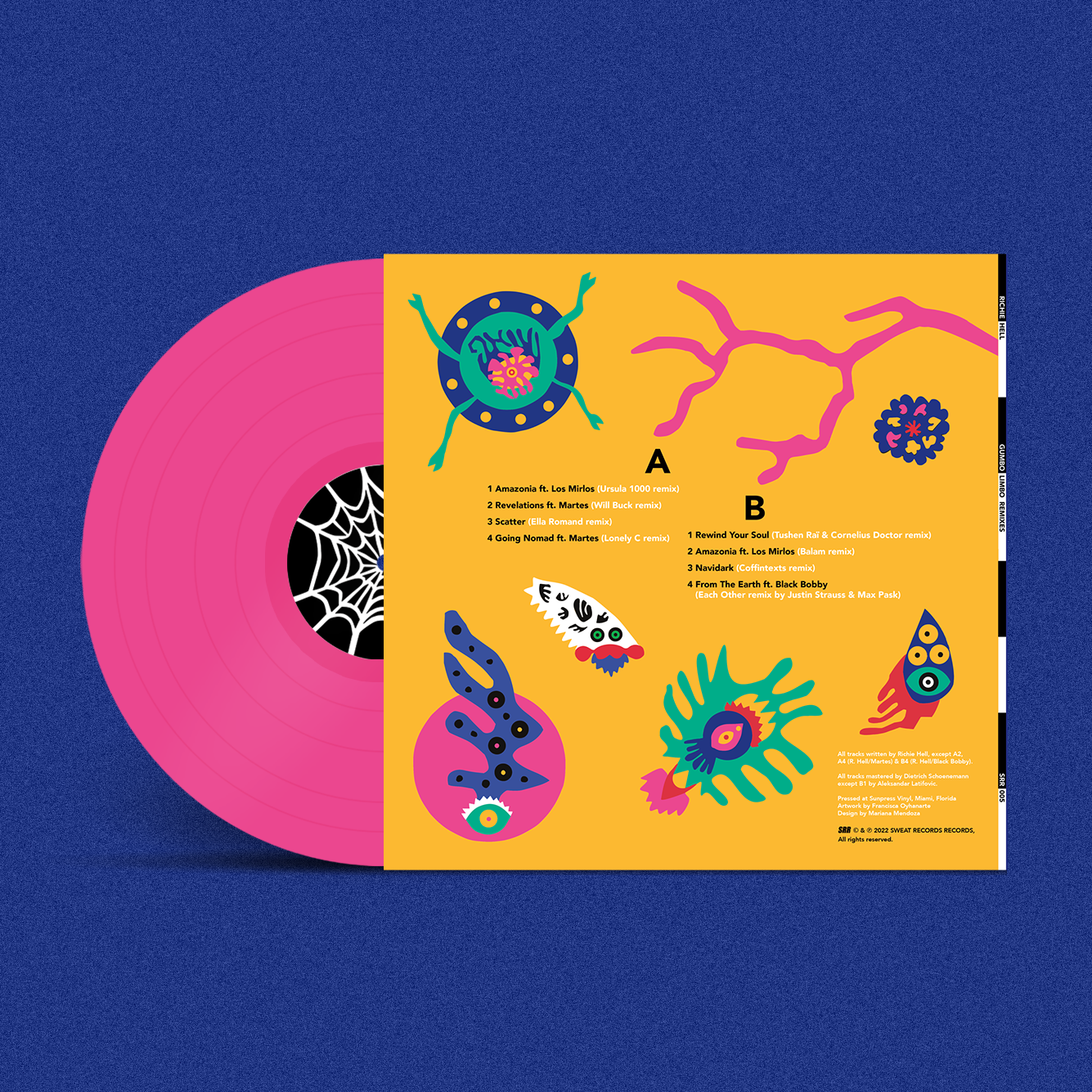New Vinyl Richie Hell - Gumbo Limbo Remixes (Pink) LP