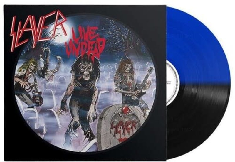 New Vinyl Slayer - Live Undead (Blue/Black Split) LP