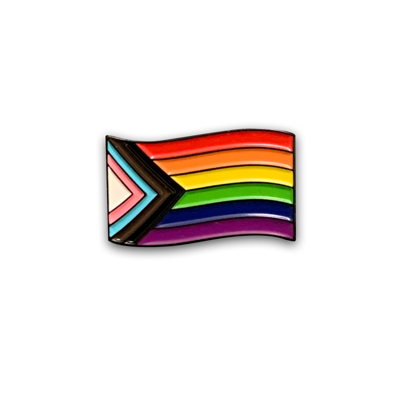 Enamel Pin Progress Pride Flag Enamel Pin