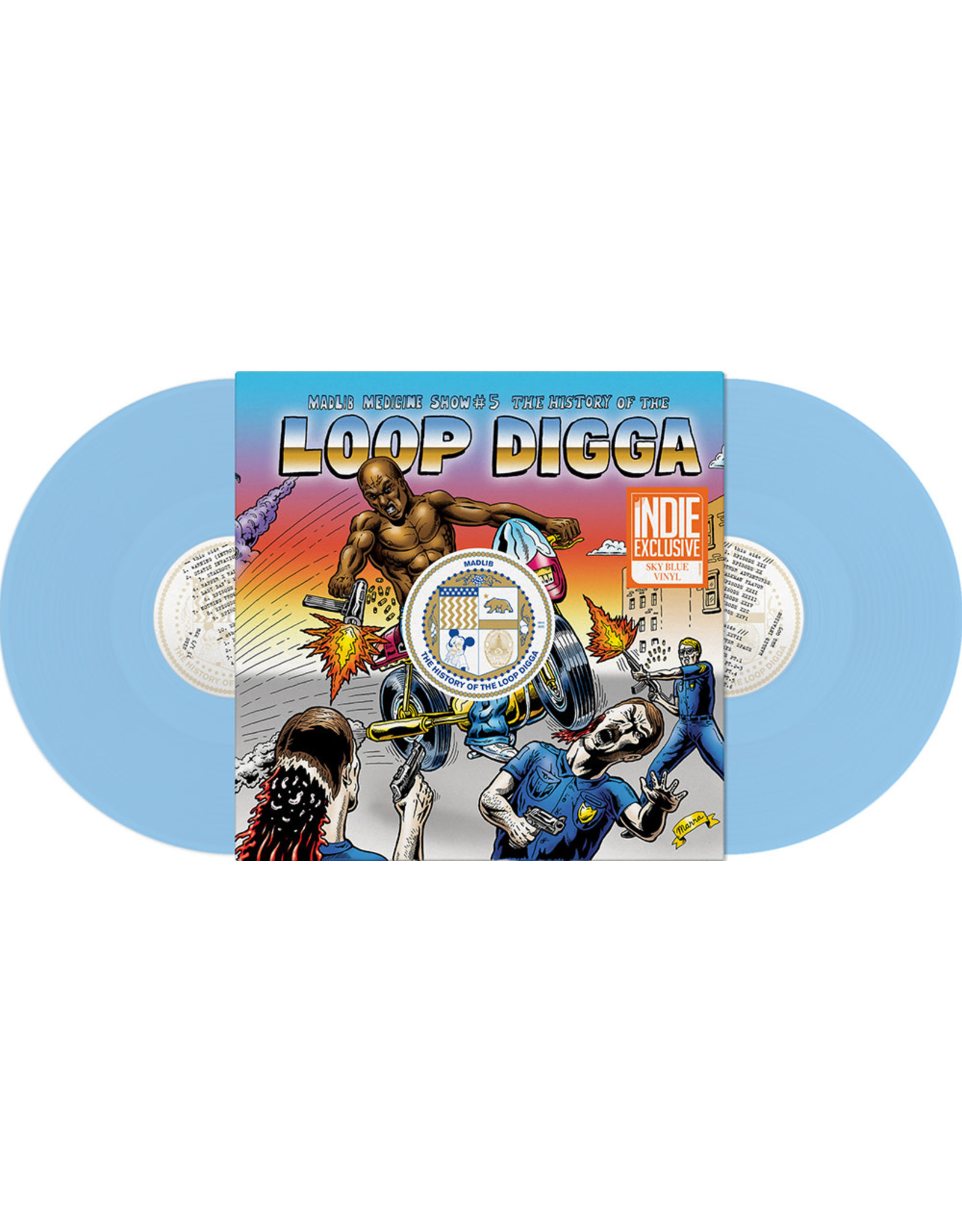 New Vinyl Madlib - Medicine Show No. 5 - History Of The Loop Digga: 1990-2000 (IEX, Blue) 2LP