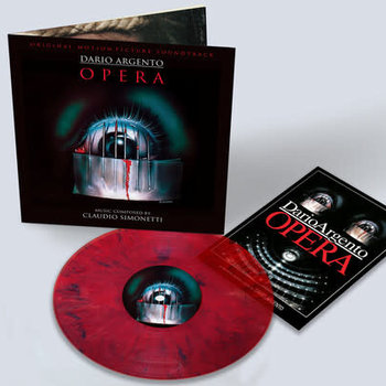 New Vinyl Claudio Simonetti - Dario Argento's Opera OST (Deluxe 35th Anniversary, Marbled Red) LP
