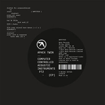 New Vinyl Aphex Twin - Computer Controlled Acoustic Instruments Pt. 2 LP