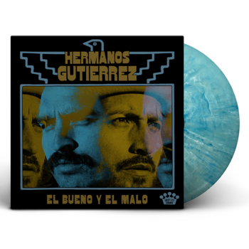 New Vinyl Hermanos Gutierrez - El Bueno Y El Malo (IEX, Limited, Blue/White Opaque Marble) LP
