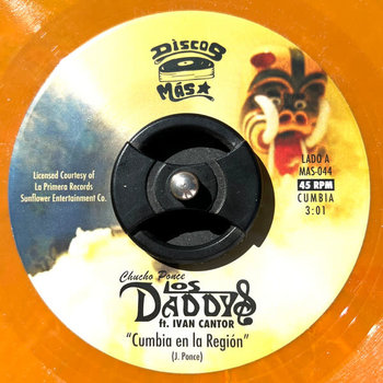 New Vinyl Los Daddys - Cumbia en la Region / Cumbia Salvaje (Seaglass) 7"