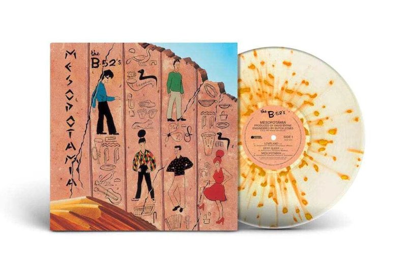 New Vinyl The B-52's - Mesopotamia (Brick & Mortar Exclusive, Clear Orange Splatter) LP